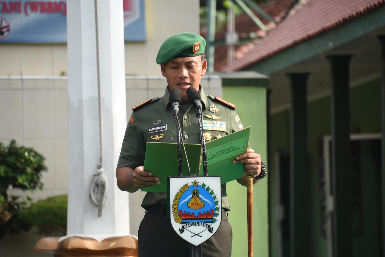 Serius Bangun Zona Integritas, Korem 073/Makutarama Tandatangani Pakta Integritas 